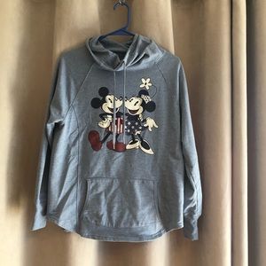 Mickey and Minnie sweat shirt.